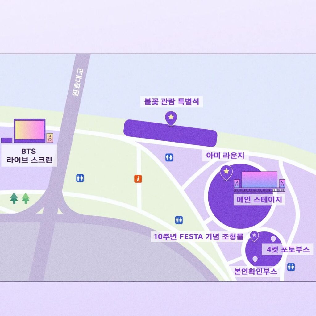 BTSFESTA2023会場マップ