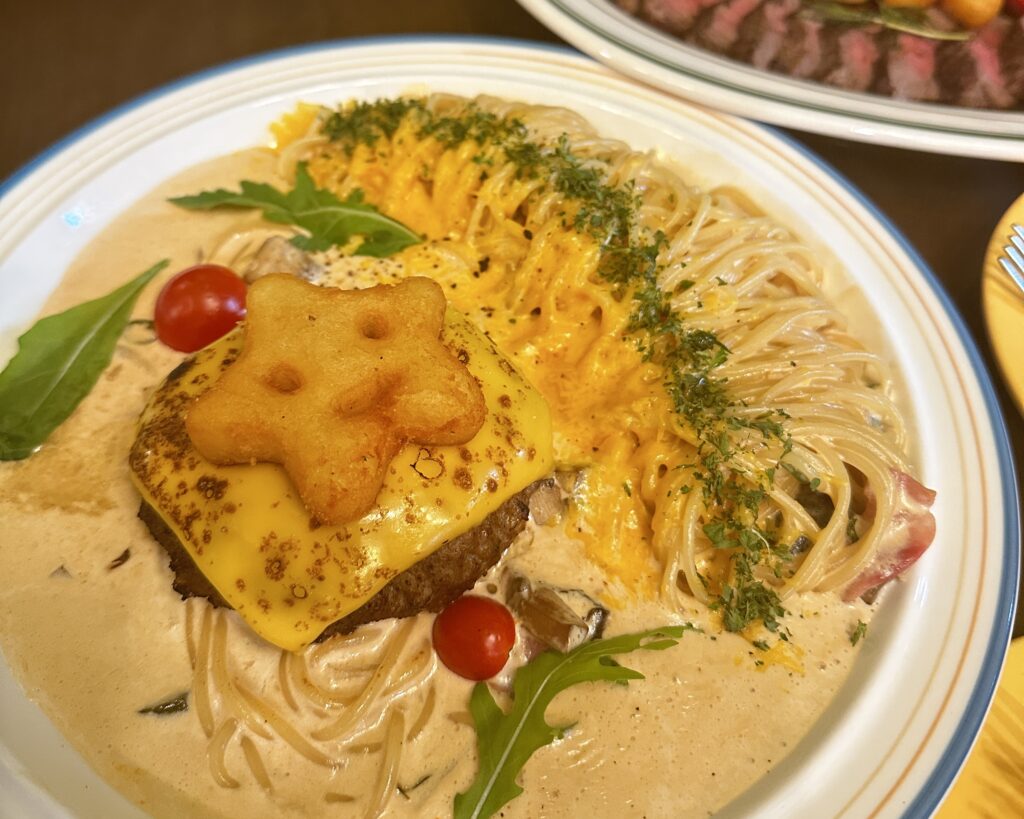 ヘイジョージのクリームパスタ