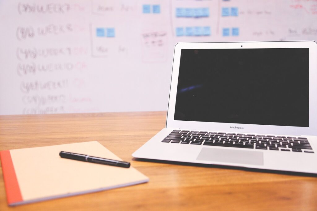 macbookとノート