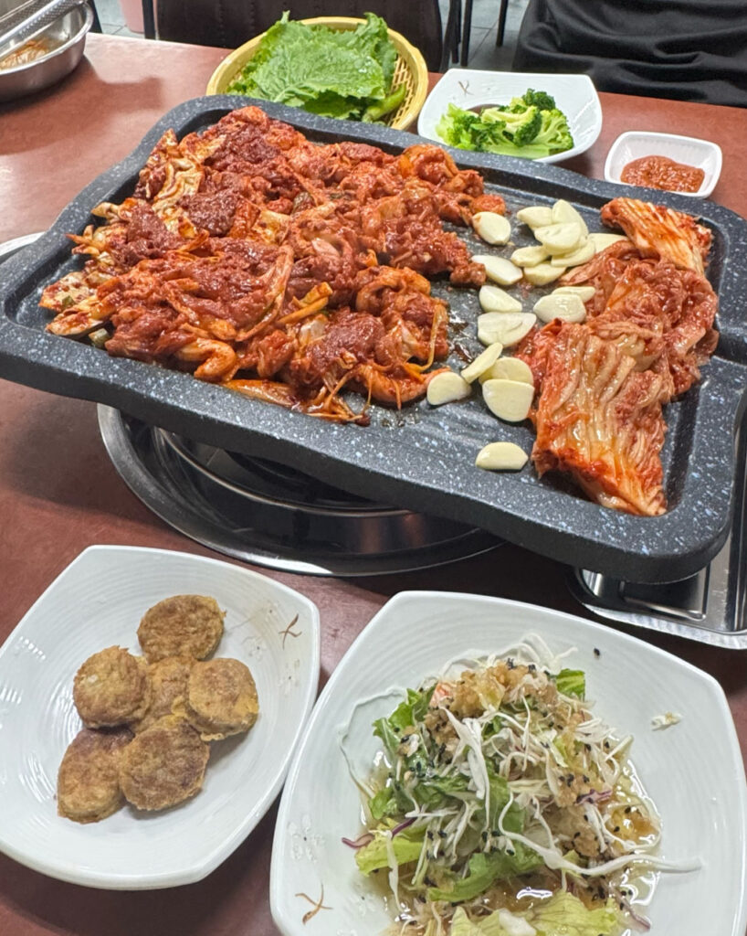 ヌンウォンオリ 炭火カルビ