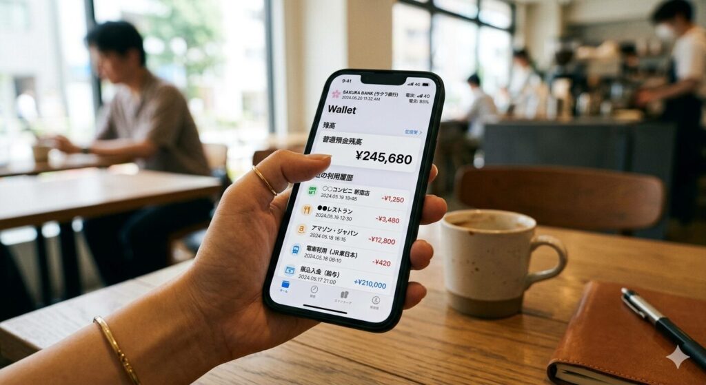 利用履歴と残高の確認