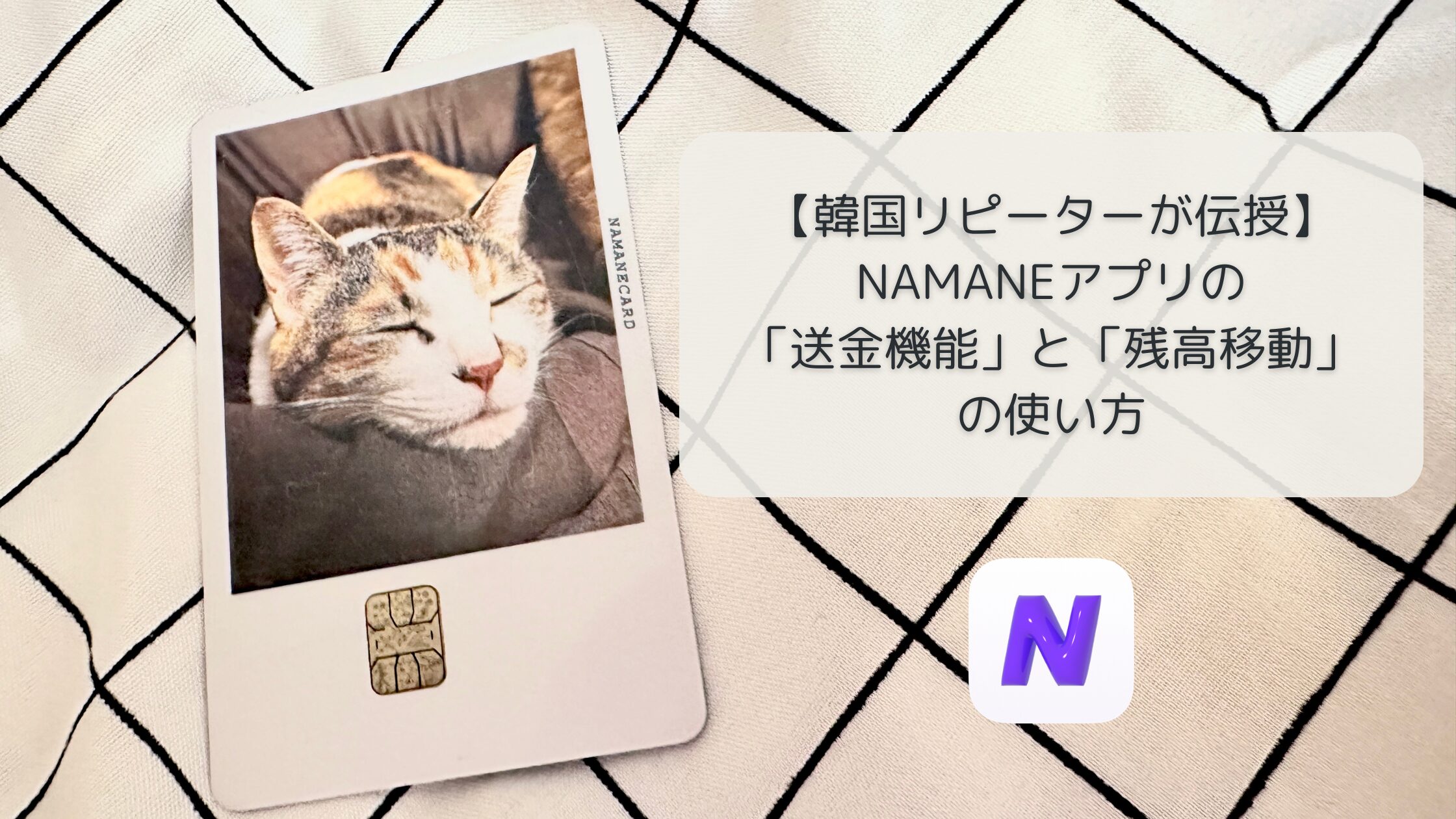 NAMANEアプリ 使い方 アイキャッチ