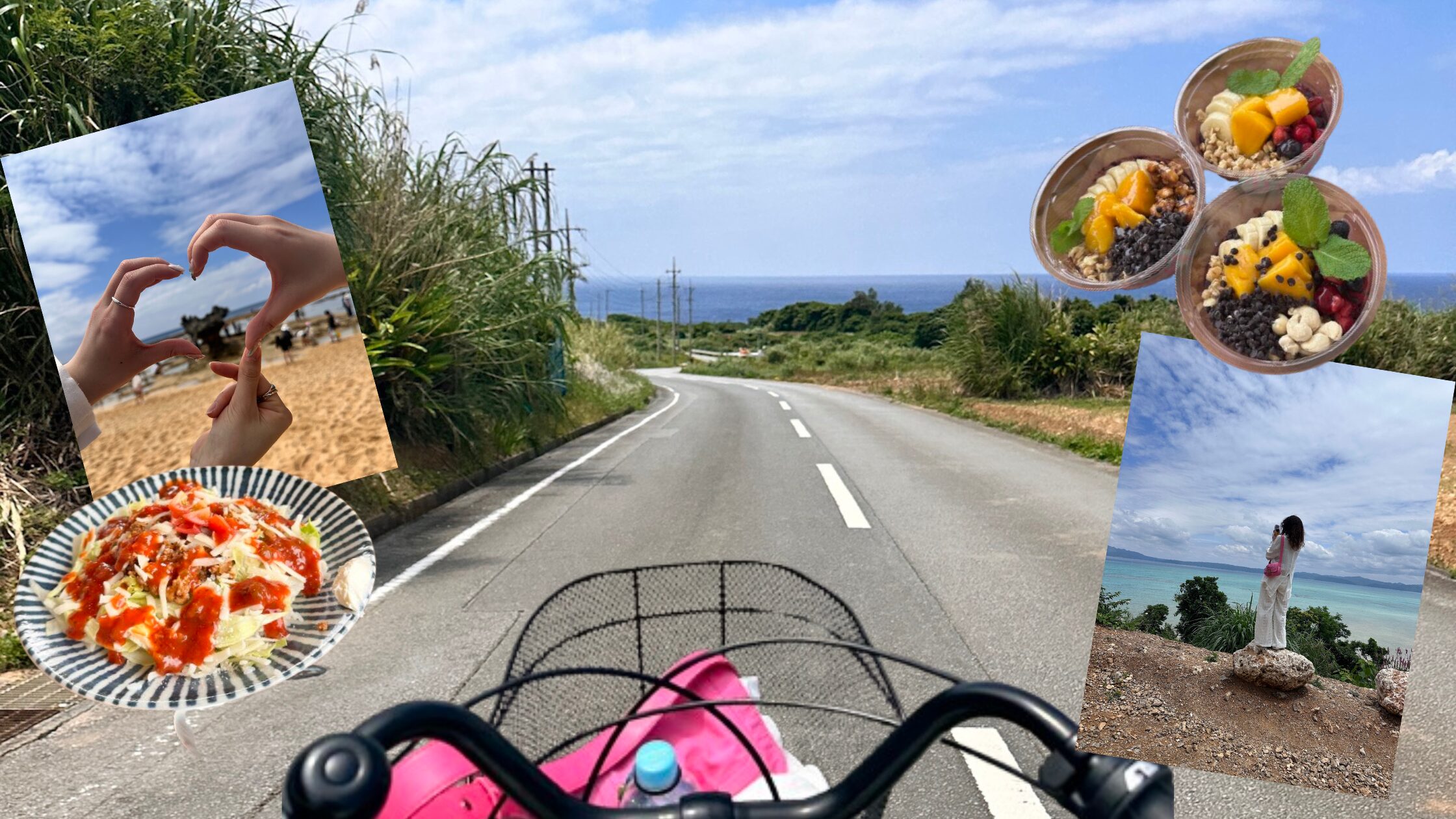 沖縄　古宇利島　自転車　アイキャッチ
