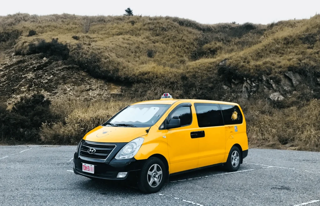 台湾　チャーター車