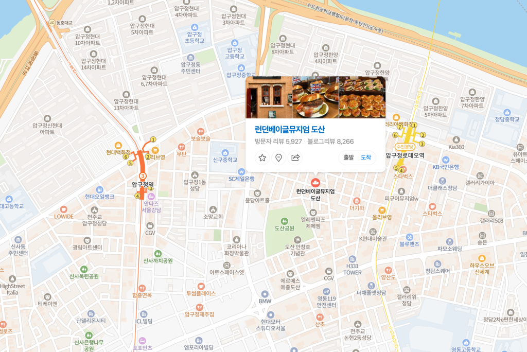 ロンドンベーグルミュージアムトサン店　地図