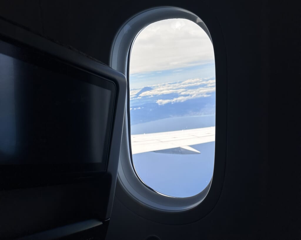エバー航空　機内